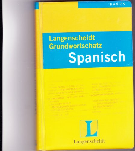 Imagen de archivo de Langenscheidts Grundwortschatz Spanisch. a la venta por Green Street Books