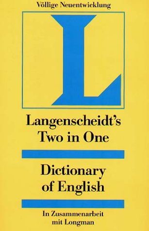 Stock image for Langenscheidts Two in One Dictionary of English. for sale by ThriftBooks-Dallas
