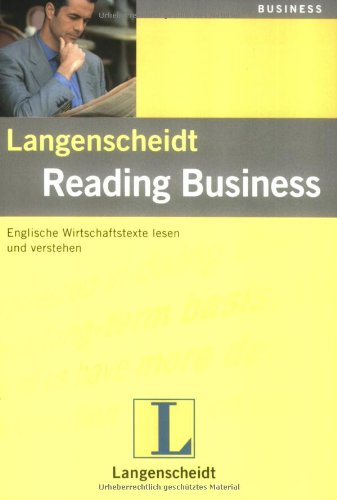 Beispielbild fr Langenscheidt Reading Business zum Verkauf von medimops