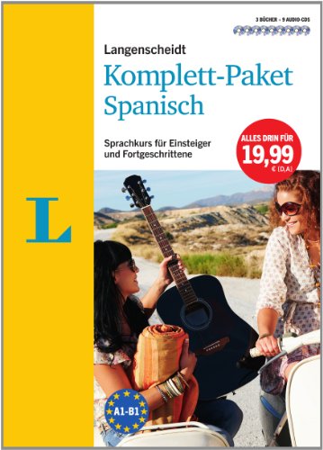 Beispielbild fr Langenscheidt Komplett-Paket Spanisch - 3 Bcher mit 9 CDs: Der Sprachkurs fr Einsteiger und Fortgeschrittene zum Verkauf von medimops