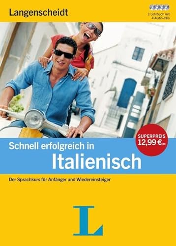 Stock image for Schnell erfolgreich in Italienisch - Buch mit 4 Audio-CDs: Der Sprachkurs fr Anfnger und Wiedereinsteiger for sale by medimops