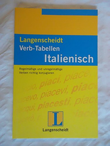 Stock image for Langenscheidts Verb-Tabellen, Italienisch for sale by medimops
