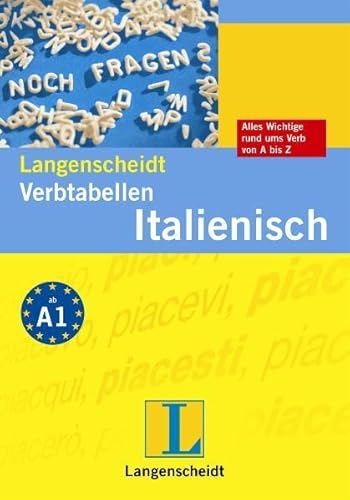 Beispielbild fr Langenscheidt Verbtabellen Italienisch zum Verkauf von medimops