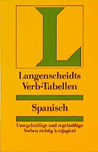 Beispielbild fr Langenscheidts Verb-Tabellen: Spanisch zum Verkauf von medimops
