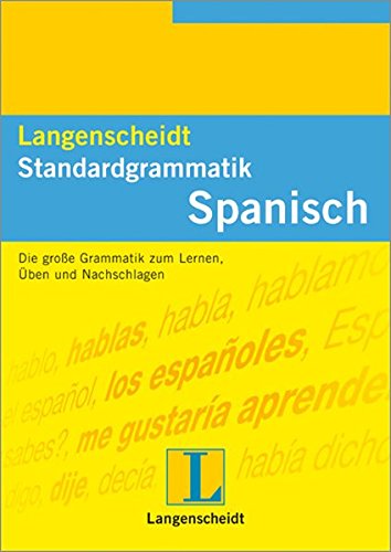 Beispielbild fr Langenscheidt Standardgrammatik Spanisch zum Verkauf von medimops