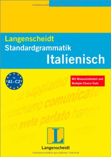 Beispielbild fr Langenscheidt Standardgrammatik Italienisch zum Verkauf von medimops