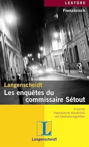 9783468444517: Les enquetes du commissaire Stout: 3 leichte franzsische Kurzkrimis mit bersetzungshilfen