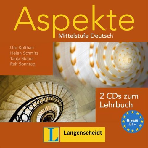 Stock image for Aspekte 1 (B1+) - 2 Audio-CDs zum Lehrbuch 1: Mittelstufe Deutsch for sale by medimops