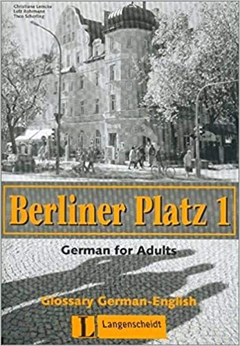 Stock image for BERLINER PLATZ Level 1: Glossary German-English Glossar for sale by German Book Center N.A. Inc.