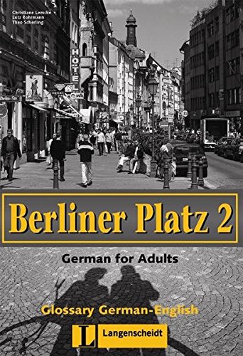 Beispielbild fr Berliner Platz 2: Glossary German - English zum Verkauf von Crossroad Books