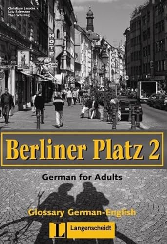 Stock image for Berliner Platz: Glossar Deutsch-Englisch 2 (German Edition) for sale by Wonder Book