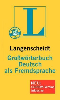 Beispielbild fr Langenscheidts Growrterbuch, Deutsch als Fremdsprache zum Verkauf von medimops