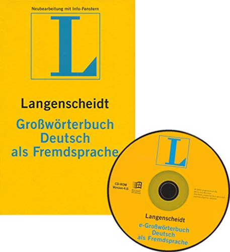 Beispielbild fr Langenscheidt Growrterbuch Deutsch als Fremdsprache. Mit CD-ROM. zum Verkauf von medimops