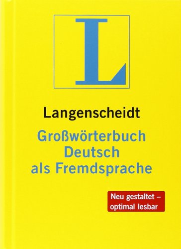 Stock image for Langenscheidts Grossworterbuch Deutsch Als Fremdsprache: Langenscheidts Gross. for sale by Book Trader Cafe, LLC