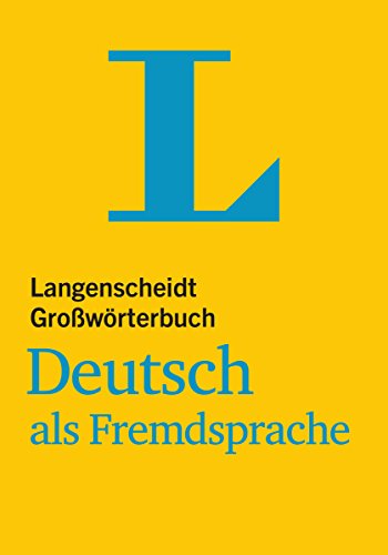 9783468490484: Langenscheidt Growrterbuch Deutsch als Fremdsprache: Deutsch-Deutsch: Langenscheidts Gros