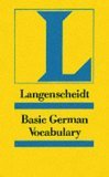 Beispielbild fr Basic German Vocabulary (Langenscheidt Reference) zum Verkauf von Wonder Book