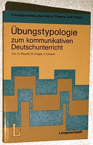 Stock image for Ubungstypologie Zum Kommunikativen Deutschunterricht for sale by Book Haven