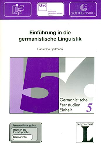 Beispielbild fr Germanistische Fernstudieneinheit 5. Einfhrung in die germanistische Linguistik zum Verkauf von medimops