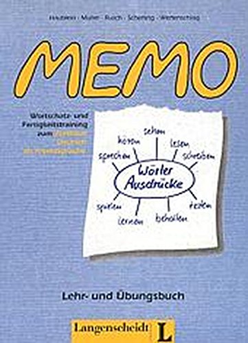 Stock image for Memo, Lehr- und bungsbuch (German Edition) for sale by Green Street Books