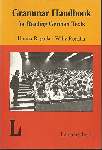 Beispielbild fr Grammar Handbook for Reading German Texts zum Verkauf von BooksRun