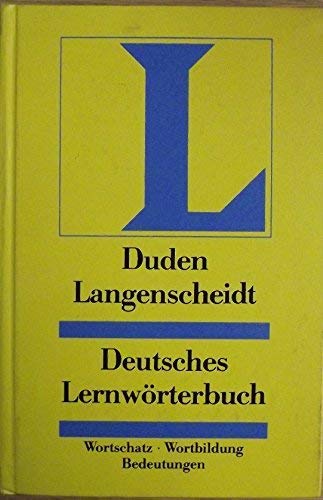 Stock image for Duden Langenscheidt: Deutsches Lernworterbuch for sale by Reuseabook