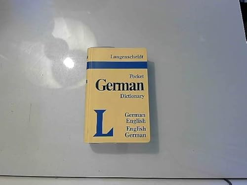 Langenscheidt Pocket German Dictionary: German-English, English-German (Langenscheidt Pocket Diction