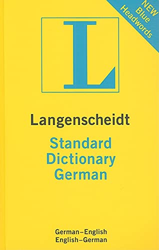 Langenscheidt Standard Dictionary German: German - English / English - German. 130,000 references (9783468980466) by Langenscheidt