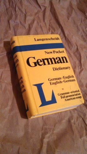 Beispielbild für Langenscheidt New Pocket German Dictionary zum Verkauf von Discover Books