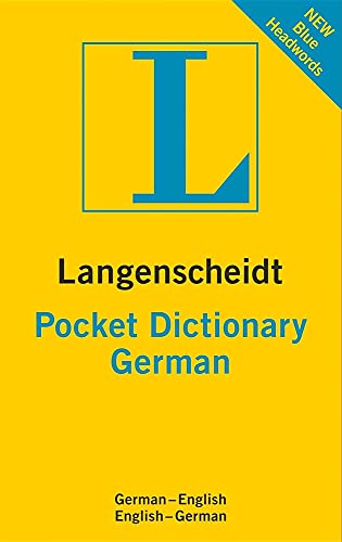 Imagen de archivo de Langenscheidt Pocket Dictionary German: German - English / English - German a la venta por WorldofBooks