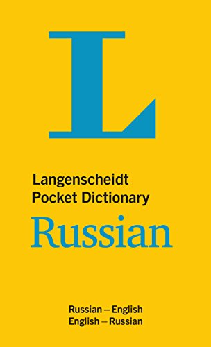 Stock image for Langenscheidt Pocket Dictionary Russian (Langenscheidt Pocket Dictionaries) for sale by BooksRun