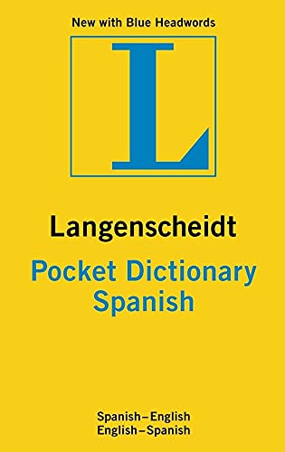 Beispielbild fr Langenscheidt Pocket Dictionary Spanish (Langenscheidt Pocket Dictionaries) zum Verkauf von SecondSale