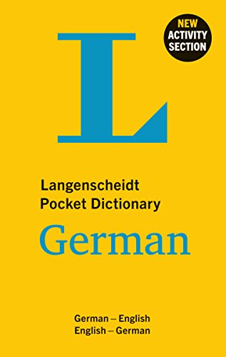 Beispielbild fr Langenscheidt bilingual dictionaries: Langenscheidt German Pocket Dictionary (Langenscheidt Pocket Dictionaries): German-english/ English-german zum Verkauf von WorldofBooks