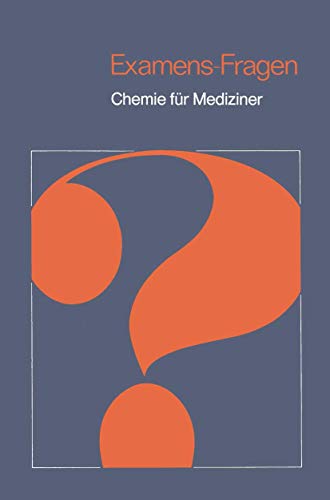 9783469005458: Chemie fr Mediziner (Examens-Fragen) (German Edition)