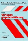 Stock image for Verkaufsgesprchsfhrung (Livre en allemand) for sale by Ammareal