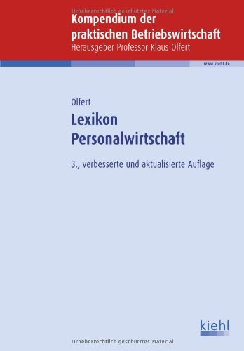 Lexikon Personalwirtschaft (9783470592633) by Klaus Olfert