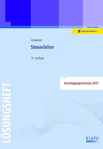 Stock image for Steuerlehre - Lsungsheft for sale by medimops