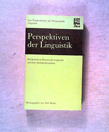 Beispielbild fr Perspektiven der Linguistik zum Verkauf von Versandantiquariat Felix Mcke