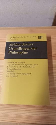 Beispielbild fr Grundfragen der Philosophie zum Verkauf von Sammlerantiquariat