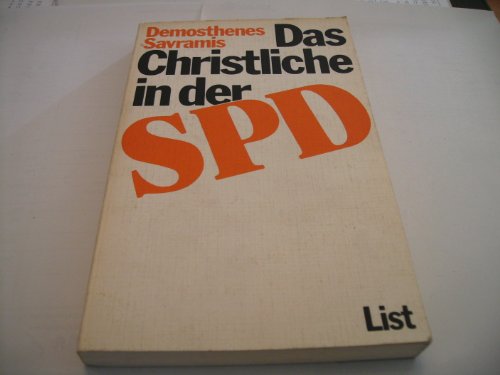 Beispielbild fr Das Christliche in der SPD zum Verkauf von Buchpark