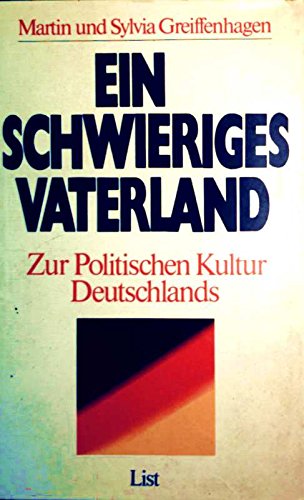 Stock image for Ein schwieriges Vaterland: Zur polit. Kultur Deutschlands (German Edition) for sale by Ammareal