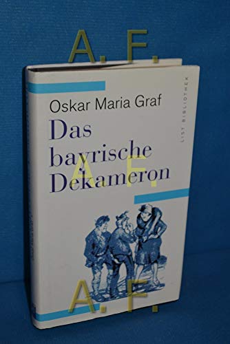 Stock image for Das bayrische Dekameron for sale by medimops