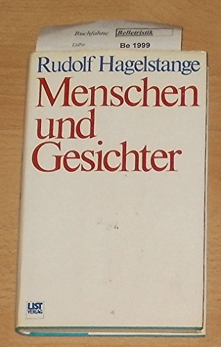 Menschen und Gesichter (German Edition) (9783471778555) by Hagelstange, Rudolf