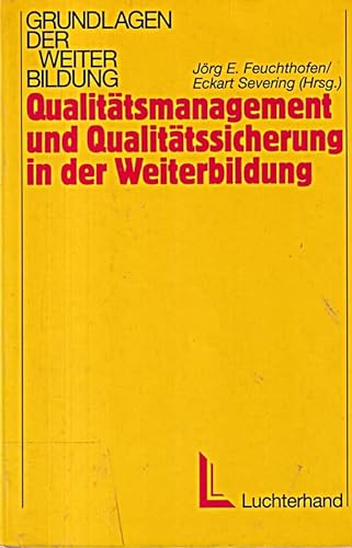 9783472020646: Qualittsmanagement und Qualittssicherung in der Weiterbildung (Livre en allemand)