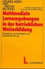 9783472030096: Multimediale Lernumgebungen in der betrieblichen Weiterbildung (Livre en allemand)