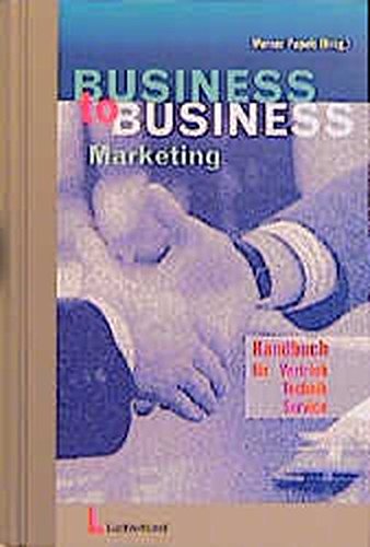 Imagen de archivo de Business-to-Business-Marketing a la venta por medimops