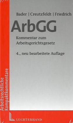 9783472049210: Arbeitsgerichtsgesetz (ArbGG). by