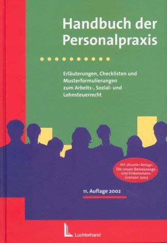 Beispielbild fr Handbuch der Personalpraxis 2002 zum Verkauf von medimops