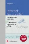 9783472051060: Internet fnr Juristen. by Langenhan, Rainer