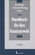 9783472051787: Handbuch fr den Staatsanwalt by Vordermayer, Helmut; Heintschel-Heinegg, Ber...