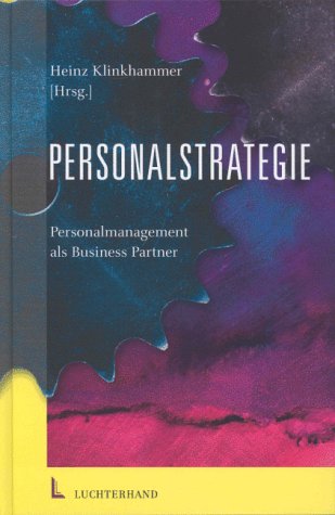 Beispielbild fr Personalstrategie.Personalmanagement als Business Partner zum Verkauf von medimops